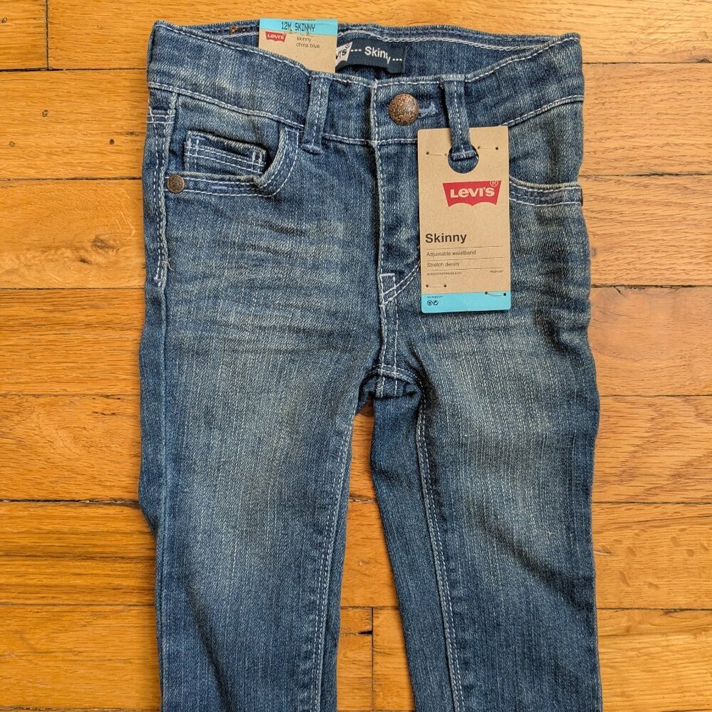 NWT Levi's skinny toddler jeans